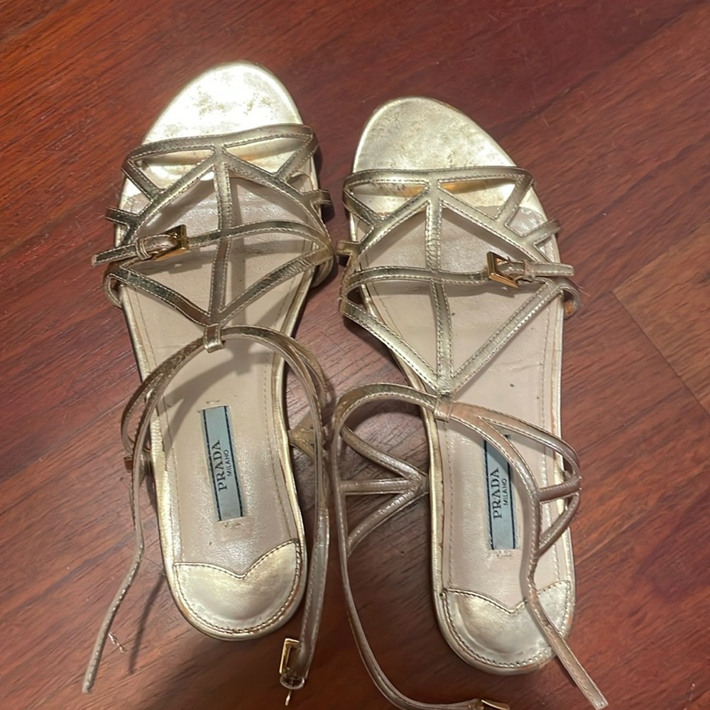 Prada gladiator sandals, size 36